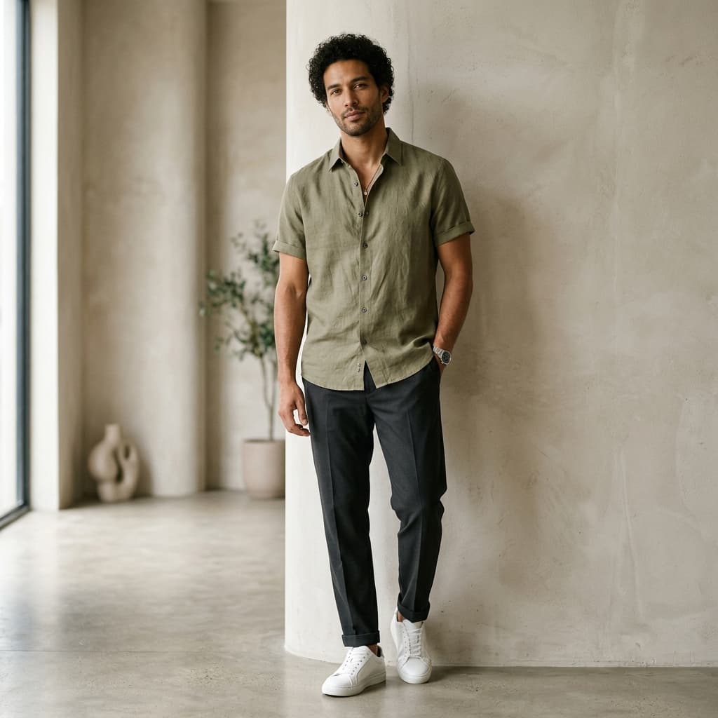 Casual Short Sleeve Shirt